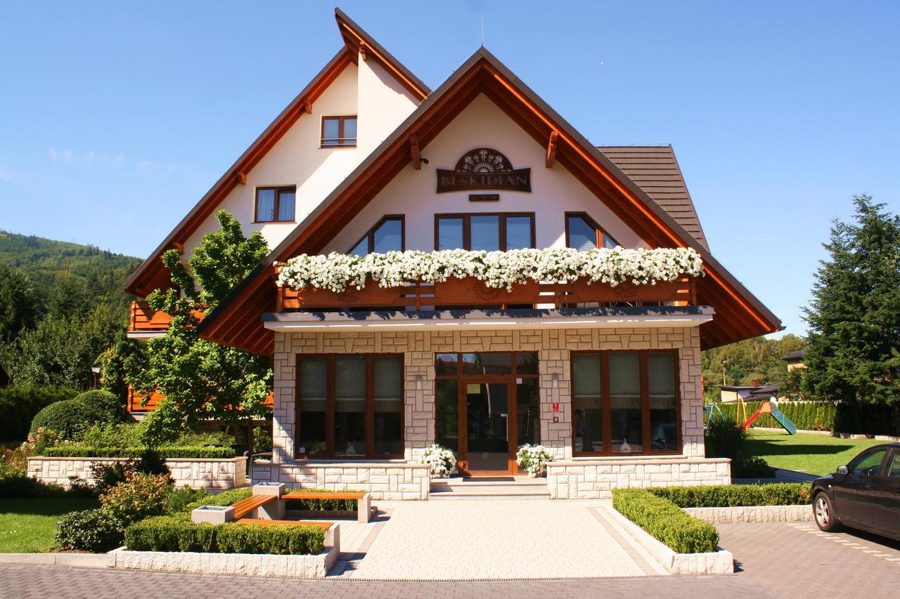 Hotel Beskidian Wegierska Gorka Buitenkant foto