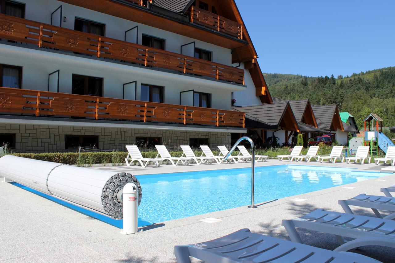 Hotel Beskidian Wegierska Gorka Buitenkant foto